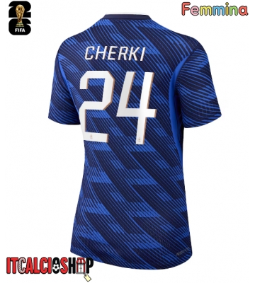 Francia Rayan Cherki #24 Prima Maglia Femmina Mondiali 2026 Manica Corta